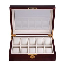 Watch Boxes & Cases Case Fashion Display Portable Wood Lightweight Luxury Jewellery Storage Anti Scratch Gifts Organiser Protective Durab 264N