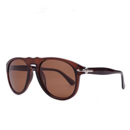 2021 Classici occhiali da sole polarizzati in stile Vintage Pilot 007 uomini che guidano gli occhiali da sole Design del marchio Oculos 649 223G