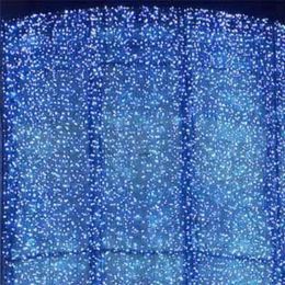 10 3m Holiday Lighting LED Strip string Curtain Light Christmas ornament Flash Coloured Fairy wedding Decoration display window home out 305R