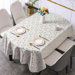 Table Cloth Is Waterproof Oil Resistant Scald And Washable In The Living Room. Rectangular