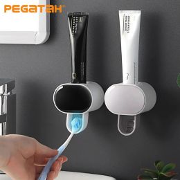 Automatic Toothpaste Dispenser Bathroom Accessories Home Bathroom Toothpaste Dispenser Toothbrush Holder Bathroom Supplies