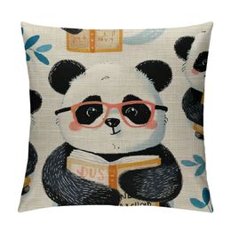 Throw Pillow Covers Panda Asia Bear Animals for Couch Decorative Pillow Case Cushion Covers for Home Decoration Sofa Car