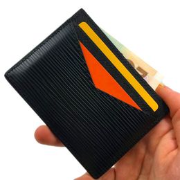 Genuine COW Leather Credit Card Holder Wallet Business Black Men Bank ID Card Case 2020 Slim Cards Holders Coin Purse Pouch Pocket Bag 2909