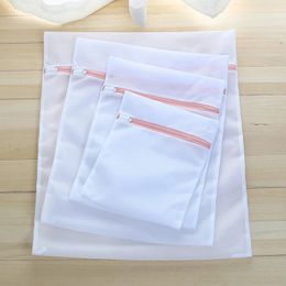 Laundry Bag for Washing Machine Laundry Care Bags Durable Underwear Laundry Pouch Polyester Washing Mesh Net 10 PCs/Lot 240529