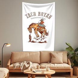 Zach American Singer Tapestry Bryan Wall Hanging Indoor Home Decor Bedroom Dormitory Background Cloth Sofa Blanket Birthday Gift