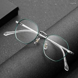 Sunglasses Frames Arrival Beta Titanium Glasses Frame For Unisex With Spring Hinges Full Rim Nearsighted Spectacles Selling