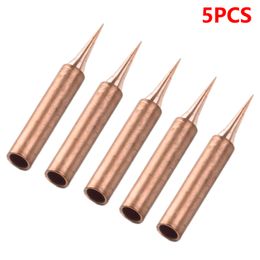 5pcs 900M-T Pure Copper Soldering Iron-Tips Lead-free Welding Solder Tip 933.907.951 High-Quality-Tool-Accessories