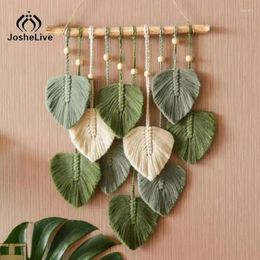 Tapestries Hand Woven Hanging Ornament Mori Department Bedroom Home Decoration Crafts Cotton Rope Room Wall The Living