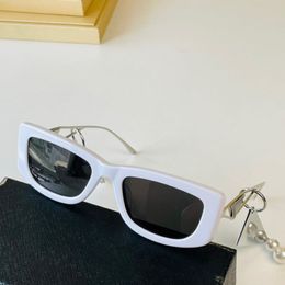 Acetato quadrato quadrato anteriore occhiali da sole neri designer per donne occhiali da sole uomini spr14 La moda protegge gli occhi Symbole Uv400 con orig 273y