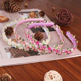 Wash Face Headband Hair Ornament Boho Chic Embroidered Flowers Hairband Yoga Facial Mask Hair Holder for Women Lady Girl