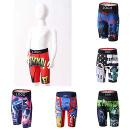 Designer Men Boxer Briefs Kids Boys Underwear Panties Casual Short Pants With Bag Sport Breathable Underpants Branded Male