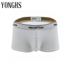 Underpants Mens Lingerie Mesh Sex Underwear Boxer Briefs Shorts Gay Homme Exotic Semi-See Through Bulge Pouch Sexy Panties