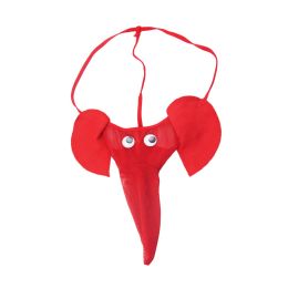 Men's Sexy G-String Stylish Elephant Bulge Pouch Men Panties Elastic Erotic Briefs Lingerie Gay Thong Underwear Sex Costume New