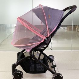 Fly Insect Protection Mosquito Net Netting By Full Cover Cart Pushchair Baby Stroller Children Safe Mesh Crib Accessories L2405