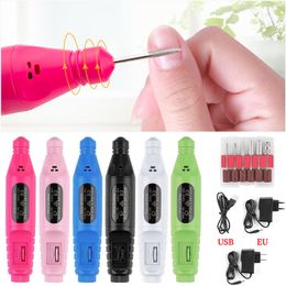 HALAIMAN Nail Art Set Gel Polish Uv Led Lamp Nail Dryer Manicure With Electric Nail Sander Drill For Nails Drill Machine Tools