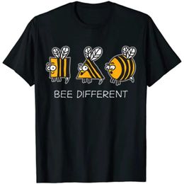 Men's T-Shirts Bee Different Strange Unique and Interesting Beekeeper T-shirt Mens T-shirt Street Clothing Casual Cotton Daily Four Seasons Extra Large T-shirtL2405