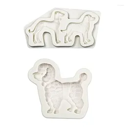 Baking Moulds Simulated Puppy Fondant Mould Biscuits DIY Cartoon Press Birthday Cookie Tools Cake Decorating Dropship