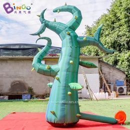 6mH (20ft) with blower Customised inflatable prickly tree toys sports inflation artificial plants balloon for party event decoration