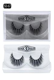 3D Mink Eyelashes Long Lasting Mink Lashes Natural Dramatic Volume Eyelashes Extension False Eyelashes DHL230F6085015