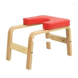 Yoga Blocks Simple Wooden Inverted Handstand Bench Assistance Auxiliary Training Chair Home Household Mini Fitness Drop Delivery Sport Dhbs3
