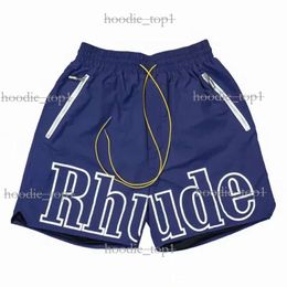 New Basketball Rhude Shorts Mens Fi Beach Short Running Pants Sports Fitn Luxury Summer Rhude Shorts Casual Versatile Quick Drying Breathable Mesh Board d297