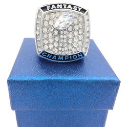 great quatity 2021 Fantasy Football League Championship ring fans men women gift ring size 8-13 2517