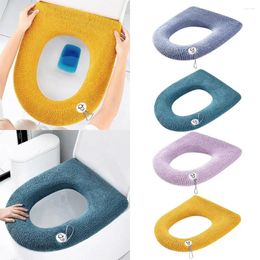 Toilet Seat Covers Warm Knitting Winte Soft Closestool Mat Bathroom Accessories Pad Cover