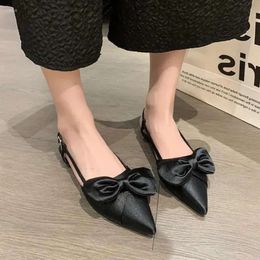 High Heels Slingbacks Solid Sandals Women's Office and Career Fashion Pointed Toe Shoes for Women Sexy Zapat 534