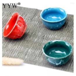 Cups Saucers Drinkware Chinese Tea Cup Ceramic Teacup Boutique Master Porcelain Bowl Creative Teaware Sets Gift