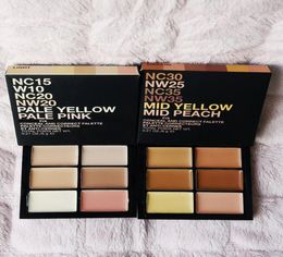 Conceal and Correct Palette in 6 shades Light Medium Fix Face Concealer Creme Palettes Skin Tone Corrector Facial Dark Spot Cove6361119