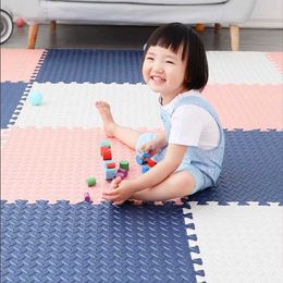 Play Mats 16 piece baby game mat carpet puzzle mat childrens floor mat thickness EVA foam carpet childrens room movable mat 30x30cm