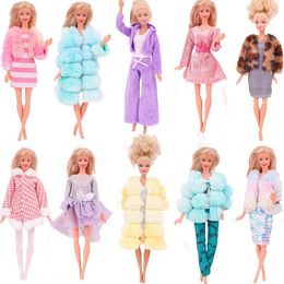 Doll Apparel 1 Piece Of Fashion 30cm bjd Doll ClothingFashion CoatPantsDressSuitable For 11.8 Inch DollsCasual ClothesGift Toys Y240529