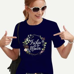 Spanish Bridal Shower Wedding Tshirt Team Bride T-Shirt Bachelor Hen Party Tops Women Bridesmaid Flower Crown Graphic Y2k Tees