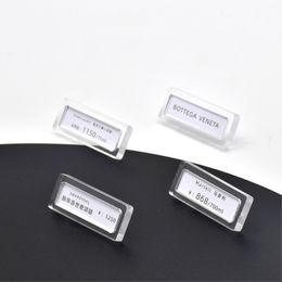 Mini Acrylic Price Tag for Commodity Small Price Lable Tool Jewellery Price Display Rack Jewellery Counter Accessories 5Pcs