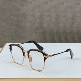 New fashion design men optical glasses TYPOGRAPH K gold square frame vintage simple style transparent eyewear top quality clear lens 273L