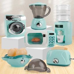 Kitchens Play Food Kitchens Play Food Pretend Kitchen Toys Play Kitchen Accessories Set for Kids Coffee Maker Mixer Toaster with Realistic Lights Sounds WX5.28