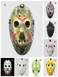 Masquerade Masks Jason Voorhees Mask Friday the 13th Horror Movie Hockey Mask Scary Halloween Costume Cosplay Plastic Party Masks8039553
