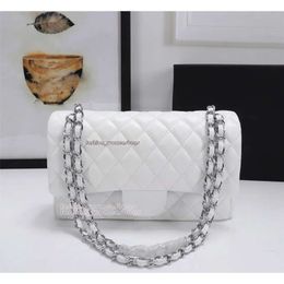 5a Quality designer womens bag Chains Shoulder Bags Genuine Leather Handbag Flap Crossbody bags Solid Hasp Square Stripes Handbags