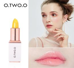 OTWOO Temperature Change Colour Lip Balm Pink Hygienic Moisturising Nutritious Jelly Lipstick Anti Ageing Makeup Lips Care lipglos1110228