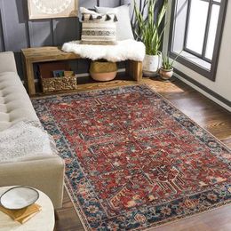 Carpets Persian Carpet Living Room Bedroom Decor Vintage Rug Home Decoration Machine Washable Floor Mat Lounge Area Rugs Tapis Salon
