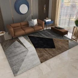 Ins Style Light Luxury Striped Crystal Velvet Living Room Sofa Coffee Table Full Carpet Modern Simple Home Room Bedroom Carpet