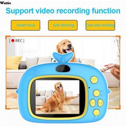 Toy Cameras Toy Cameras Popular Kids Digital Camcorder Child Cartoon Small Toy Camera for Christmas Gift 1080P Kids Digital Camera With Cute Photo Frame WX5.28