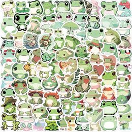 Gift Wrap 10/30/50/100PCS Cute Little Frog PVC Sticker Aesthetic Stationery School Supplies DIY Decoration Korean Scrapbooking For Kids