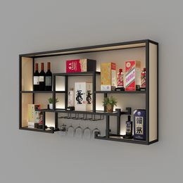 Display Hanging Bar Cabinet Storage Liquor Mobile Whisky Wine Cabinets Commercial Holder Cremalheira De Vinho Kitchen Furniture