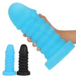 Soft Super Huge Anal Plug Big Dildo Butt Plug Anus Expansion Vaginal Stimulator Prostate Massage Anal Sex Toys For Woman Men 210407664404