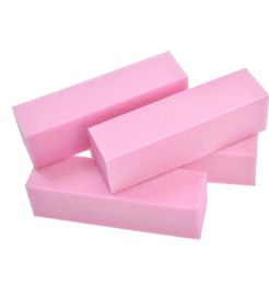 4pcsset Nail Art Pink Sandpaper Buffer 4 Ways Polish Sanding File Buffering Block Manicure Pedicure Tools LATR058583315