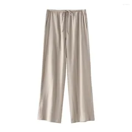 Women's Pants PB&ZA 2024 Summer European And American Style Versatile Mid Waist Slim Clothing Straight Leg