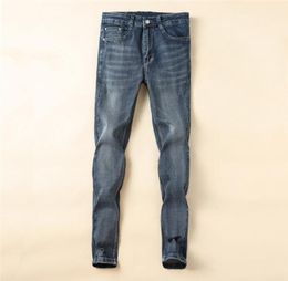 New Arrival Mens Designer Bags Jeans Fold Stripe Style Washed Fashion Straight Jean s Slimleg Pants Motorcycle Biker Business Lei6729263