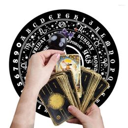 Table Mats Divination Pendulum Game Board With Moon Star Energy Carven Plate Healing Meditation Altar Ornaments