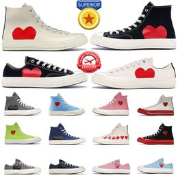 Designer canvas shoes sneakers men women chuck taylor 1970 high low all star Black White Grey Blue Red Midsole classic casual mens trainers outdoors tennis